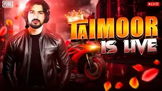 ROAD TO CONQUEROR | PUBG MOBILE LIVE RNAK PUSH | TAIMOOR LIVE