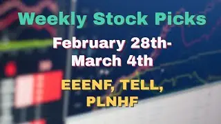 Weekly Stock Picks - February 28th-March 4th - EEENF, TELL, PLNHF
