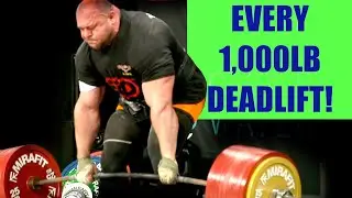 MASSIVE DEADLIFTS - Every 1,000LB + lift at Giants Live