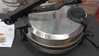 Prestige Roti Maker Prestige PRM 3.0 900-Watt Plain Plate Roti Maker (Silver) | Non-Stick Coating