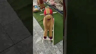 Plush Rocking Horse for Kids &ndash; Soft & Safe Ride-On Toy