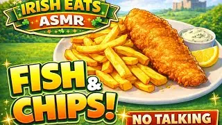 Fish & Chips ASMR 🍟🐟 | No Talking | Eating Sounds