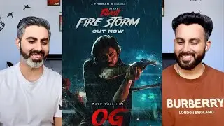 They Call Him OG – Firestorm Lyric Video Reaction | Pawan Kalyan Mass Entry! | Thaman S | Sujeeth