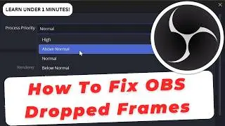 How To Stop OBS From Dropping Frames Due to Rendering Lag