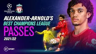 185 seconds of Alexander-Arnold pinging passes in the Champions League this season 😍