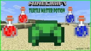 How to make a Turtle Master Potion in Minecraft : After update 1.85