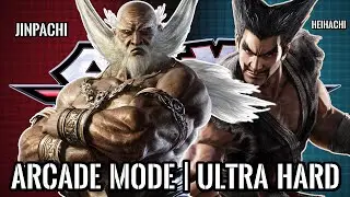 TEKKEN TAG TOURNAMENT 2 | АРКАДНЫЙ РЕЖИМ | JINPACHI & Heihachi | УЛЬТРА-СЛОЖНЫЙ | 4K 60FPS