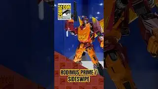 Threezero MDLX Rodimus Prime / Sideswipe prototype @ San Diego Comic Con 2023 #shorts