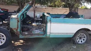 DIY Custom C10 Chevrolet classic truck into dump bed trailer project part 1