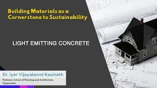 Light emitting materials - concrete
