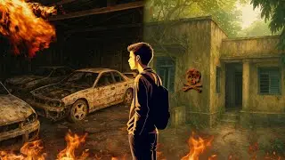How We Found a Burned, Abandoned Garage in an Abandoned House ?😵&zwj;💫☠️