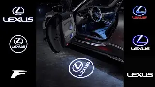 LEXUS Car Door Logo Light HD Projector LED Welcome Light #lexus