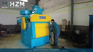 Автоматическая дробеструйная машина Q326A All in one Design с резиновой лентой Рабочий процесс