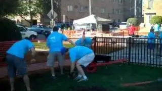 Blue Cross and Blue Shield of Illinois Playground Build in Berwyn, IL with Mothers on a Mission