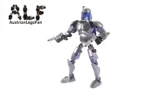 Lego Star Wars 75107 Jango Fett Buildable Figure - Lego Speed Build Review