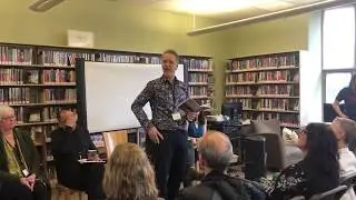 Poetry reading at Montclair Literary Festival