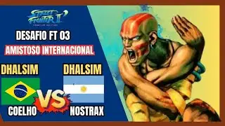 COELHO MAU (BR) VS NOSTRAX (AR) - DESAFIO FT03 #retrogames