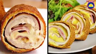 Chicken Cheese Rolls - फ्रांस देश की मशहूर डिश Corden Bleu Recipe
