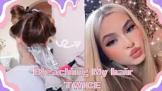 DYEING MY HAIR BLONDE