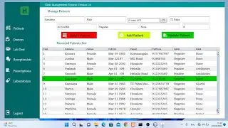 Java Swing Project (Clinic Management System)