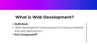 Web Dev Made Simple: Visual Guide for Beginners