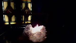 Random Candle Burning - Silver Evergreen Tree - Part 3