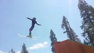Squaw Free's first day of practice at Granlibakken