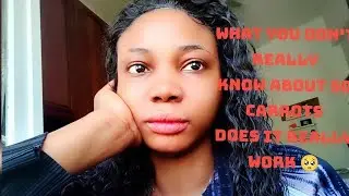 Honest review about so carrots fair and white#fairandwhite