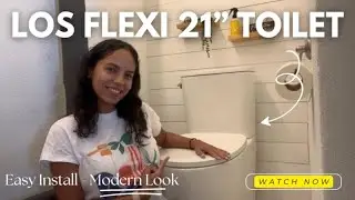 Modern 21 inch High Toilet   Bathroom Upgrade