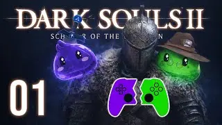 🔴 Dark Souls 2 en pareja con MITAD del control cada uno | Challenge