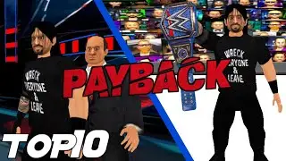WR3D: Payback Top 10 moments || WWE Top 10 || Ft. RFWE Sports