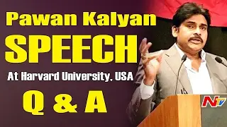 Pawan Kalyan Keynote Speech at Harvard University- 13th Feb || Emerging India || Full Video || NTV