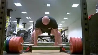 230kg hook grip sumo deadlift