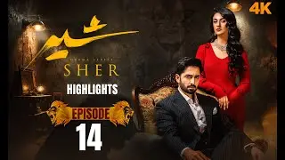 Sher Episode 14 | Highlights | Sarah Khan | Danish Taimoor