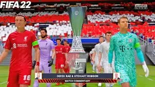 Liverpool vs Bayern Munchen - New Kits 2022 UEFA Europa League Final - Full Gameplay
