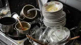 From Chaos to Calm 🧼 | The Most Therapeutic Dishwashing ASMR