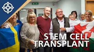 Swedish stem cell donor meets Welsh recipient at UHW