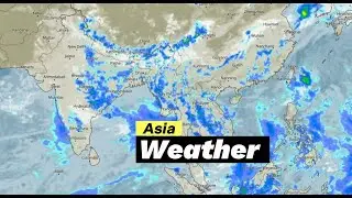 Asian Weather | ECMWF Model Precipitation September 12, 2025 l Rain Storms In Asia