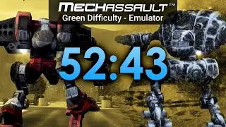 MechAssault - Green Difficulty - Emulator Speedrun in 52:43 (WR)