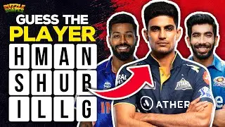 Guess the name of Indian cricketers from Scrambled letters | Cricket quiz in Hindi | @puzzlescapes