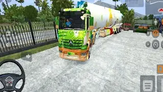 Mercedes Benz Tanker Truck Driving Game 2026 | bus simulator indonesia 
