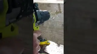 Ryobi hammer drill drilling 1/2 drill bit!