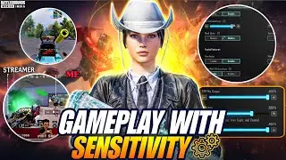 GAMEPLAY WITH SENSITIVITY SETTINGS | BGMI SENSITIVITY CODE TODAY | BGMI ZERO RECOIL SENSITIVITY CODE