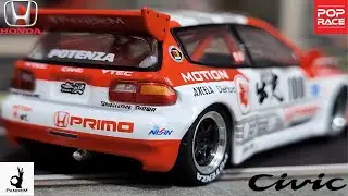 You Won't Believe the CRAZY Details of the Pop Race Pandem Civic EG6 Unboxing
