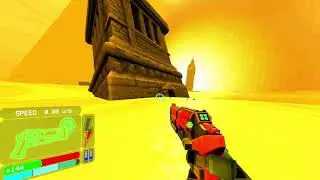 shooting stalkers sandcastle speedrun ultrakill 4-2 greed GOD DAMN THE SUN