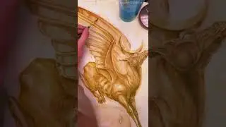 Painting a Majestic Flying Horse🎨✨ #art