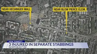 Two women, man injured in separate stabbings on Benning Road