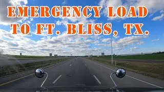 EMERGENCY LOAD TO FT BLISS TX!! #owneroperator  #trucking  #viral  #teamdrivers #businessowner #fyp