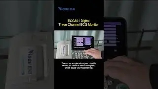 ECG Machine | Three Channels 12 Leading Portable Digital ECG Machine with 7 Inch Screen