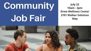 Community Job Fair | July 22, 2021